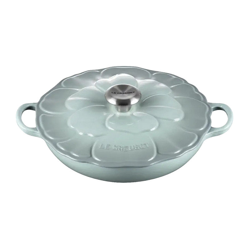 Le Creuset Gourmet-Profitopf Blume 26 cm sea salt