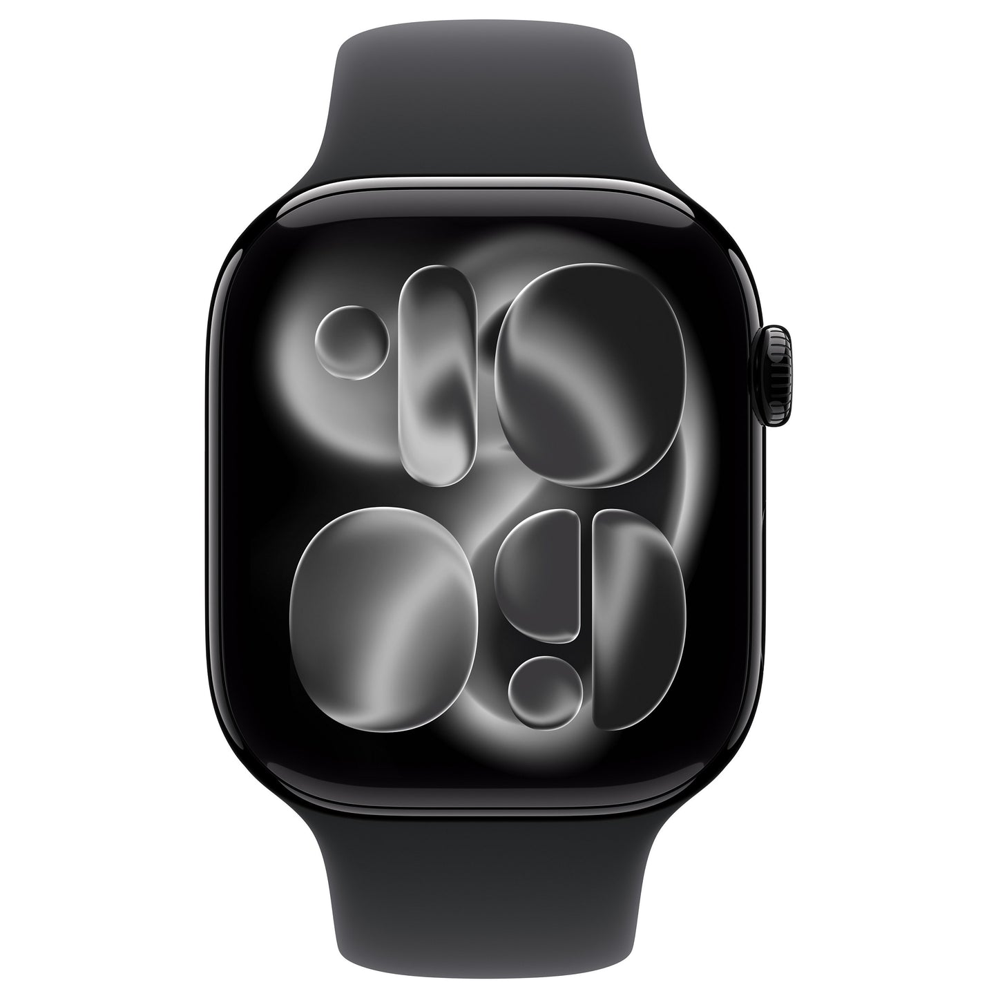 Apple Watch S11 Aluminium 46mm Diamantschwarz (Sportarmband schwarz) M/L