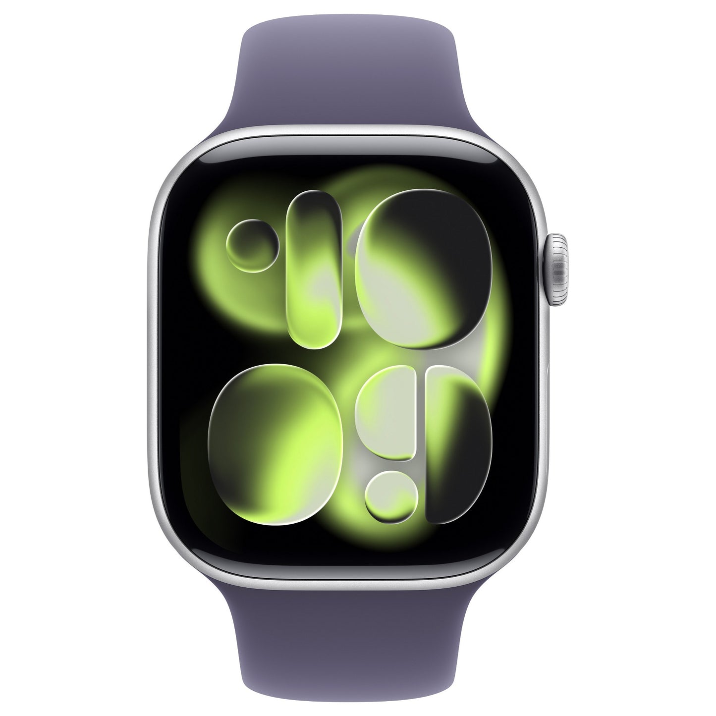Apple Watch S11 Aluminium Cellular 46mm Silber (Sportarmband nebelviolett) M/L