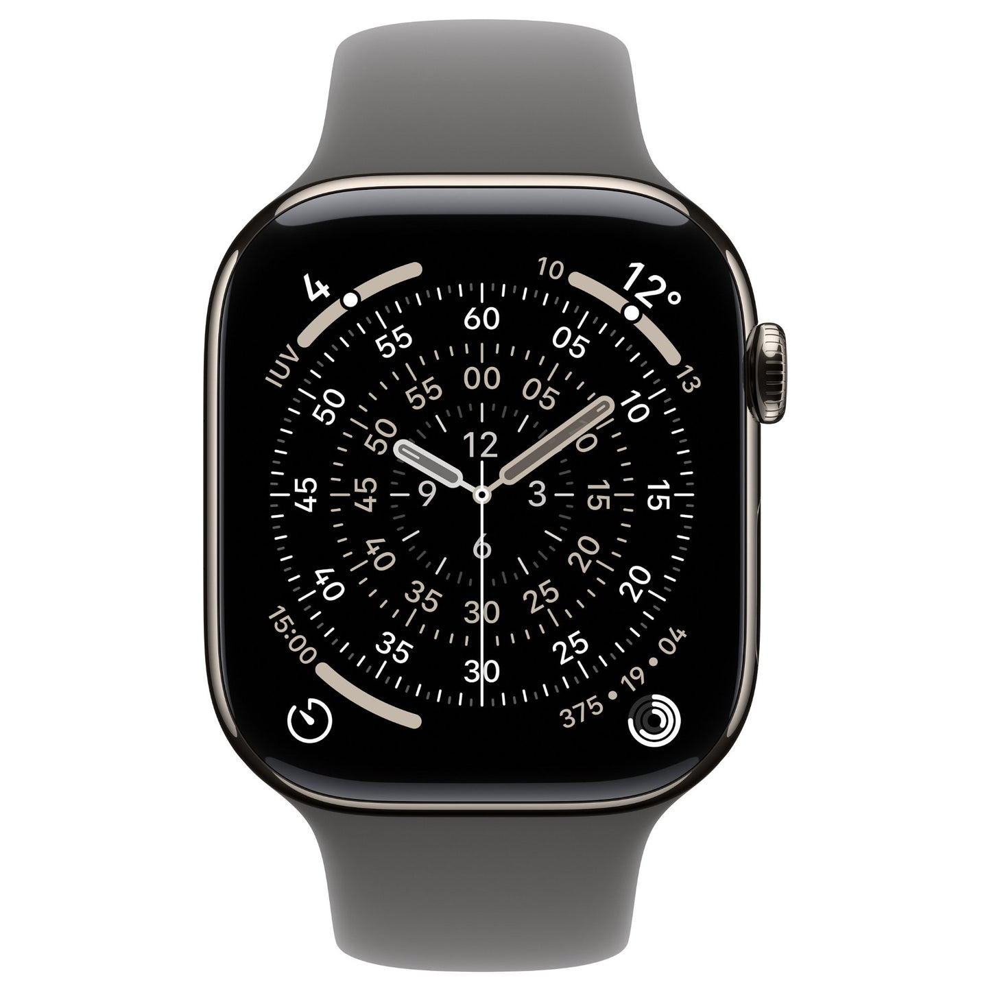 Apple Watch S11 Titan Natur Cellular 42mm (Sportarmband steingrau) M/L
