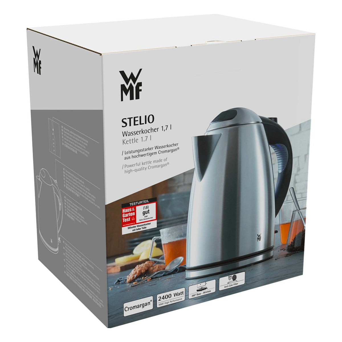 WMF 6130241104 STELIO Wasserkocher, 1,7 l, 2400 W