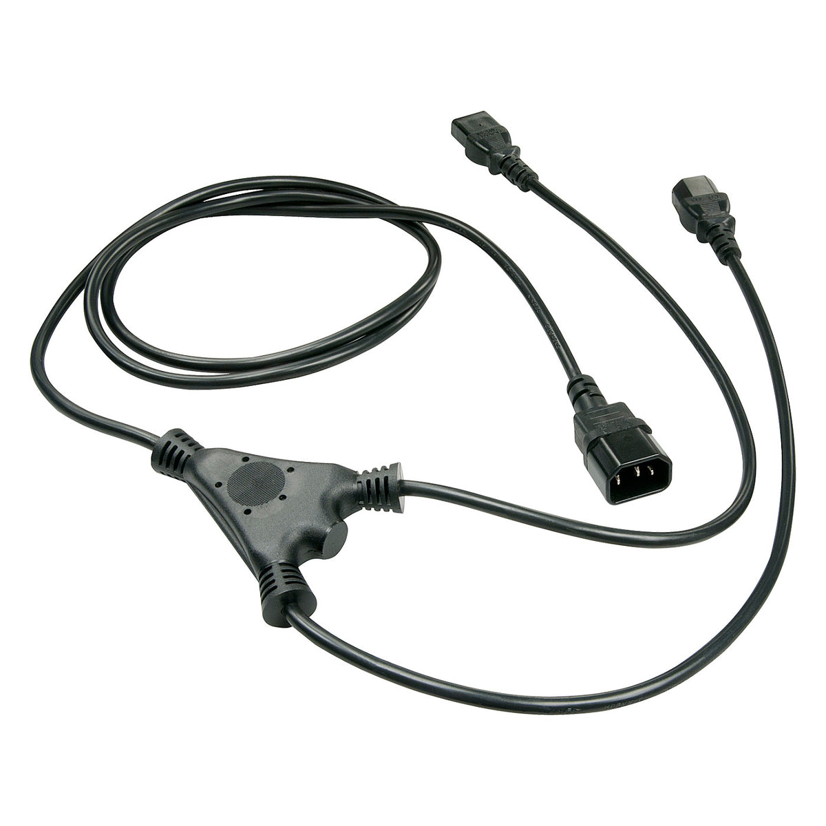LINDY IEC-Y-Netzkabel 1xIEC320 C14 - 2xIEC32 2m
