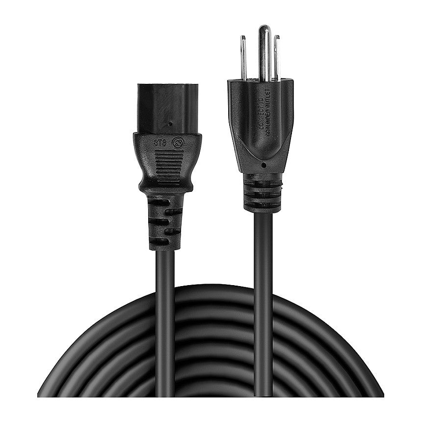 LINDY IEC-Netzkabel US-Netzstecker Kpl 18AWG USA 3 Pin 2m