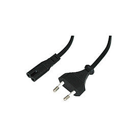 LINDY IEC-Netzkabel Euro-Netzstecker-IEC 320 C7 2m