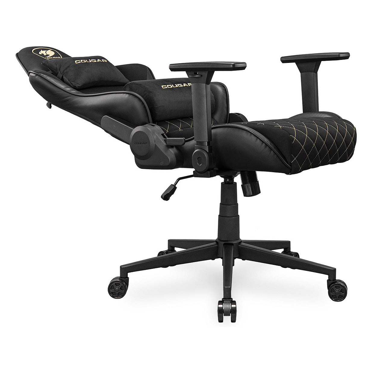 COUGAR Gaming-Stuhl Armor One V2 Gold F, PVC/Stoff, Schwarz