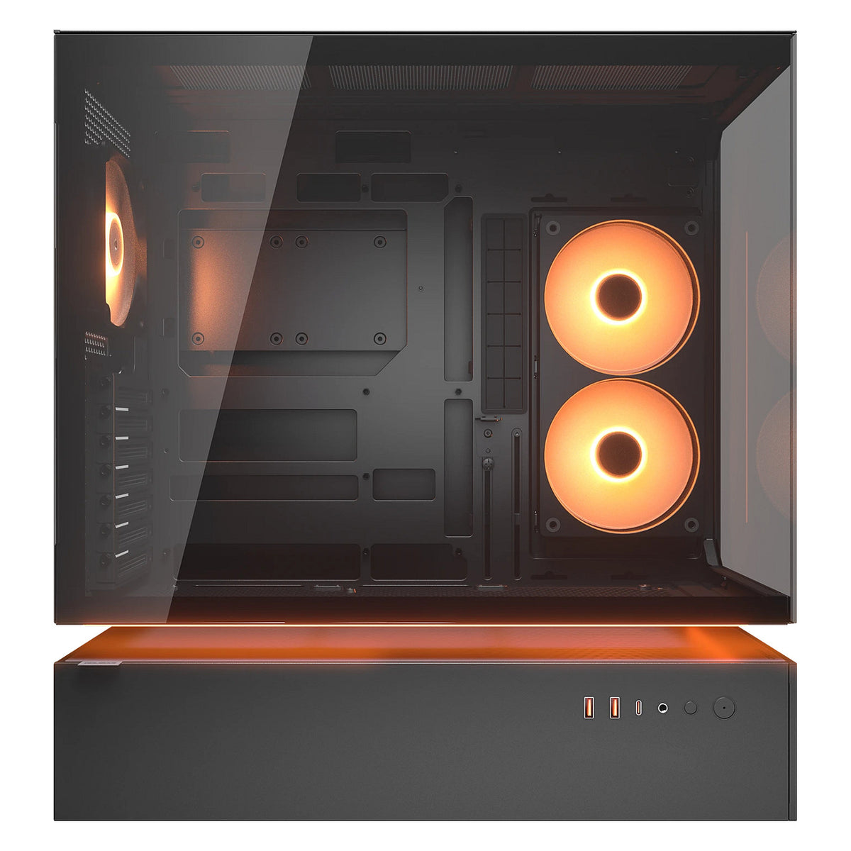 Midi COUGAR CFV235, ARGB, Glas, Schwarz