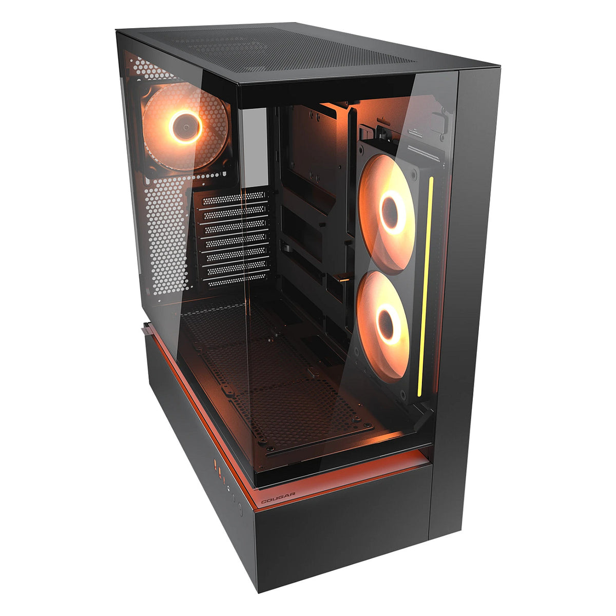 Midi COUGAR CFV235, ARGB, Glas, Schwarz