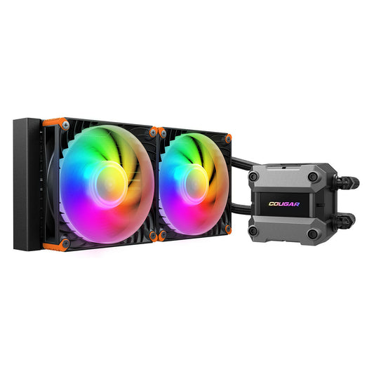 K COUGAR CPU Wasserkühlung Poseidon Ultra 240, ARGB, Schwarz