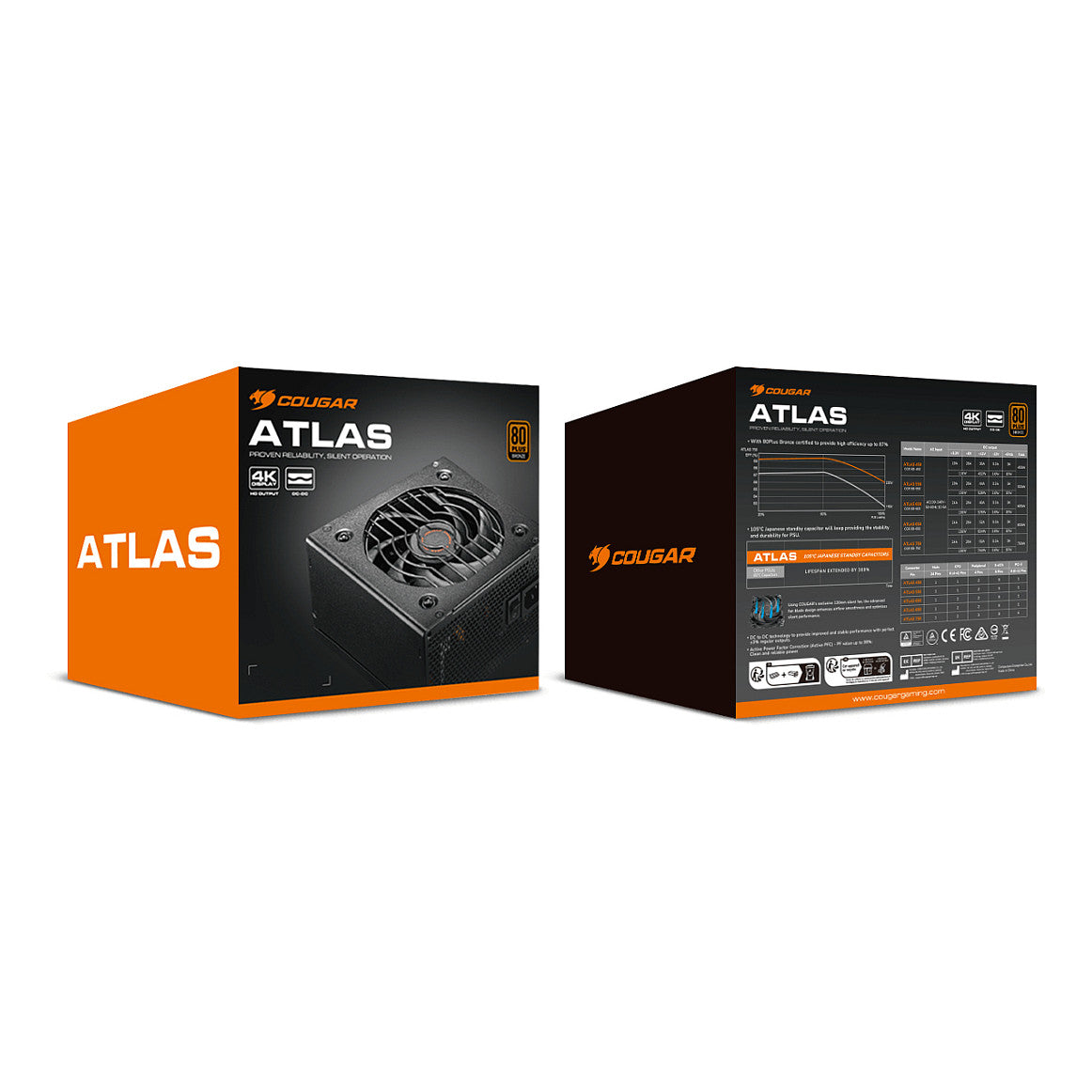 750W COUGAR Netzteil ATLAS 750W ATX / 80 Plus Bronze