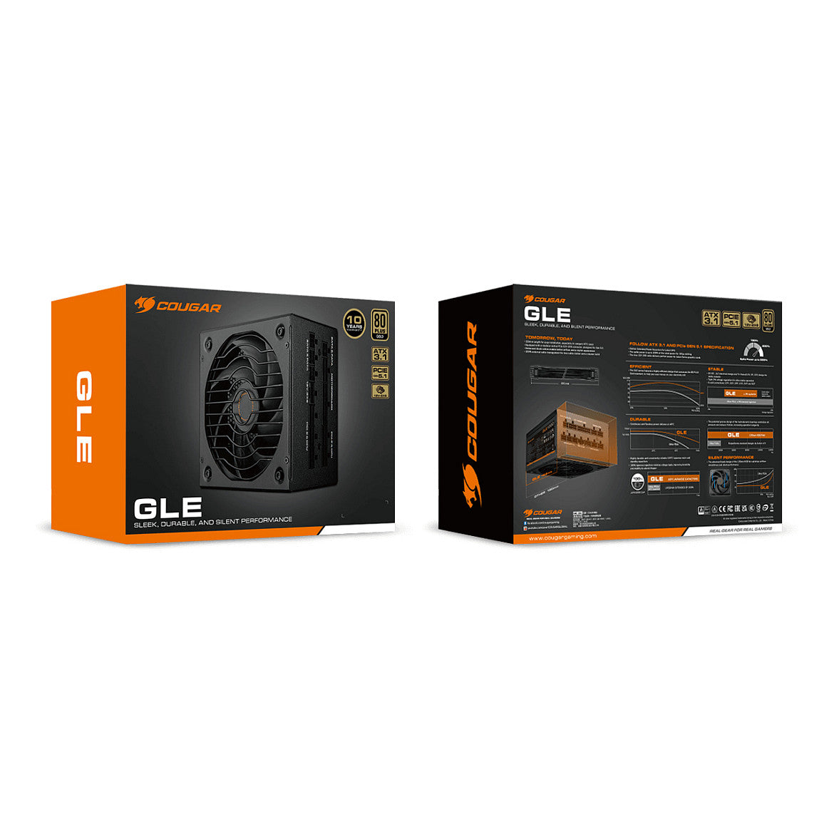 1000W COUGAR Netzteil GLE 1000W ATX3.1 / 80 Plus Gold