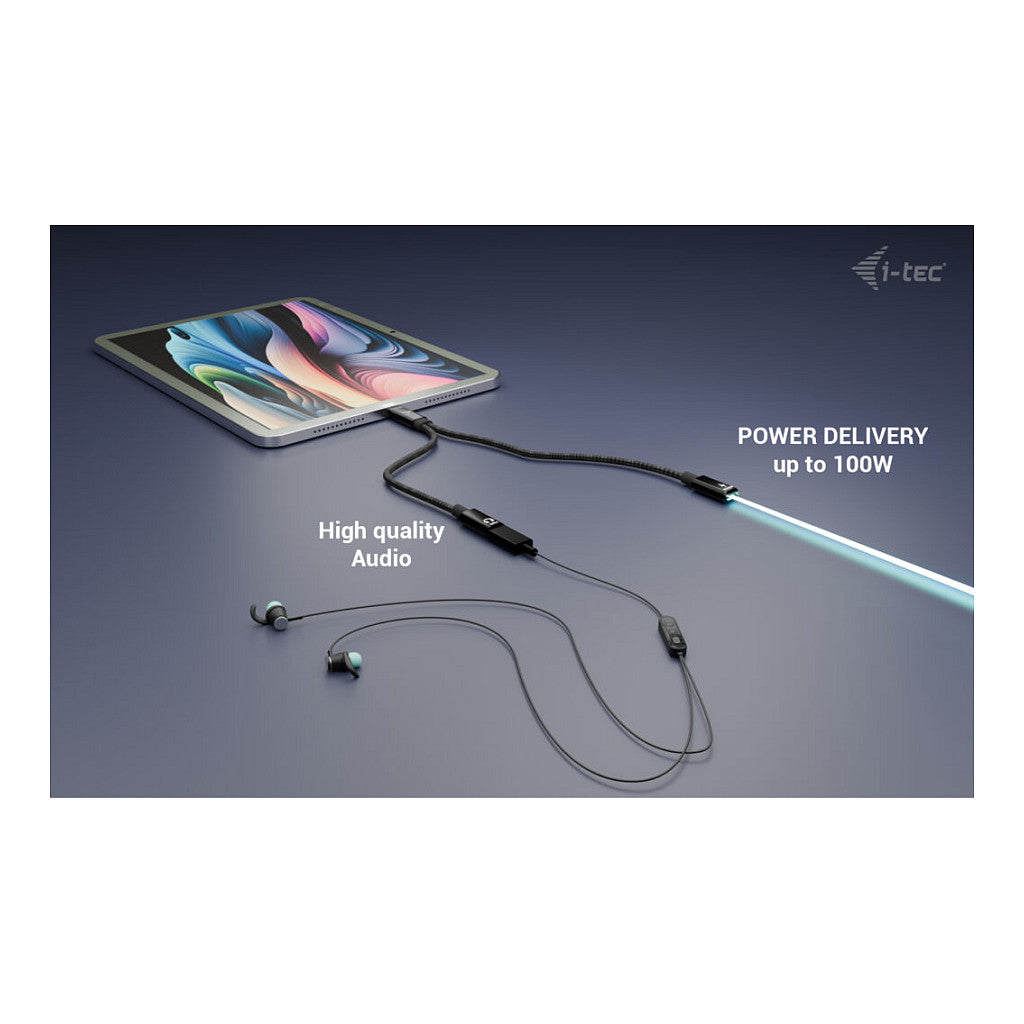 D I-TEC USB-C SPLITTER AUDIO/DATA