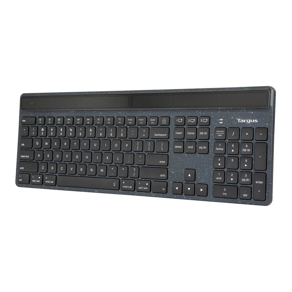 TARGUS EcoSmart antimicrobial hintergrundbeleuchtet - kabellos - Bluetooth 5.0 - QWERTY - Nordisch