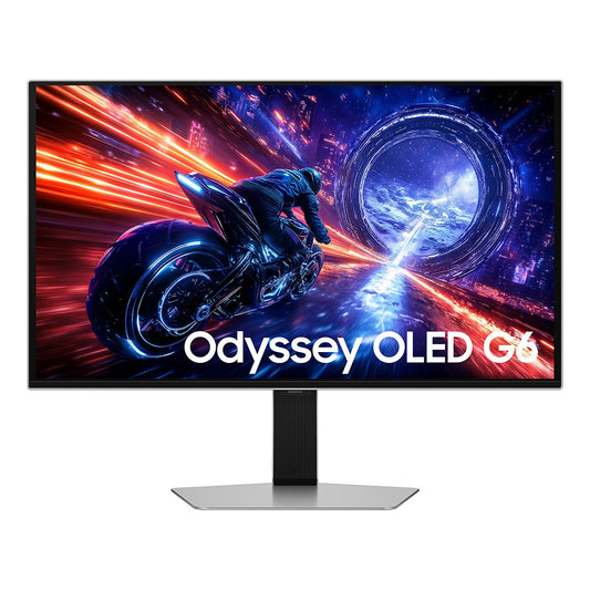 68,0cm/27" (2560x1440) Samsung Odyssey G6 G60SF S27FG602SU 16:9 WQHD OLED 0,03ms 500Hz DisplayPort HDMI USB VESA HDR FreeSync G-Sync Pivot Sr