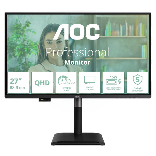 AOC 68,6cm (27") Q27P4U 16:09 2xHDMI+DP+USB Lift black