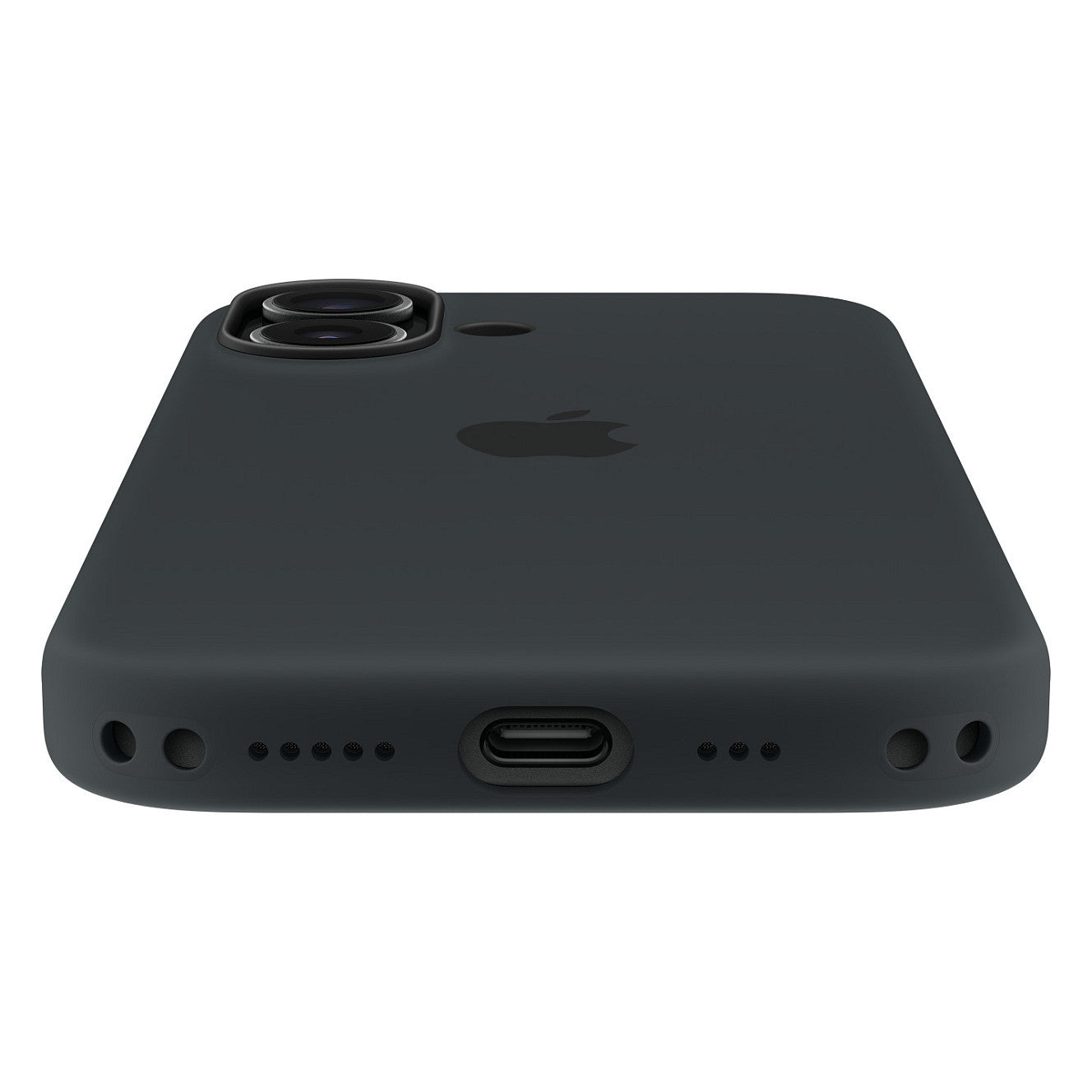 Silikon Case iPhone 17 mit MagSafe (schwarz)