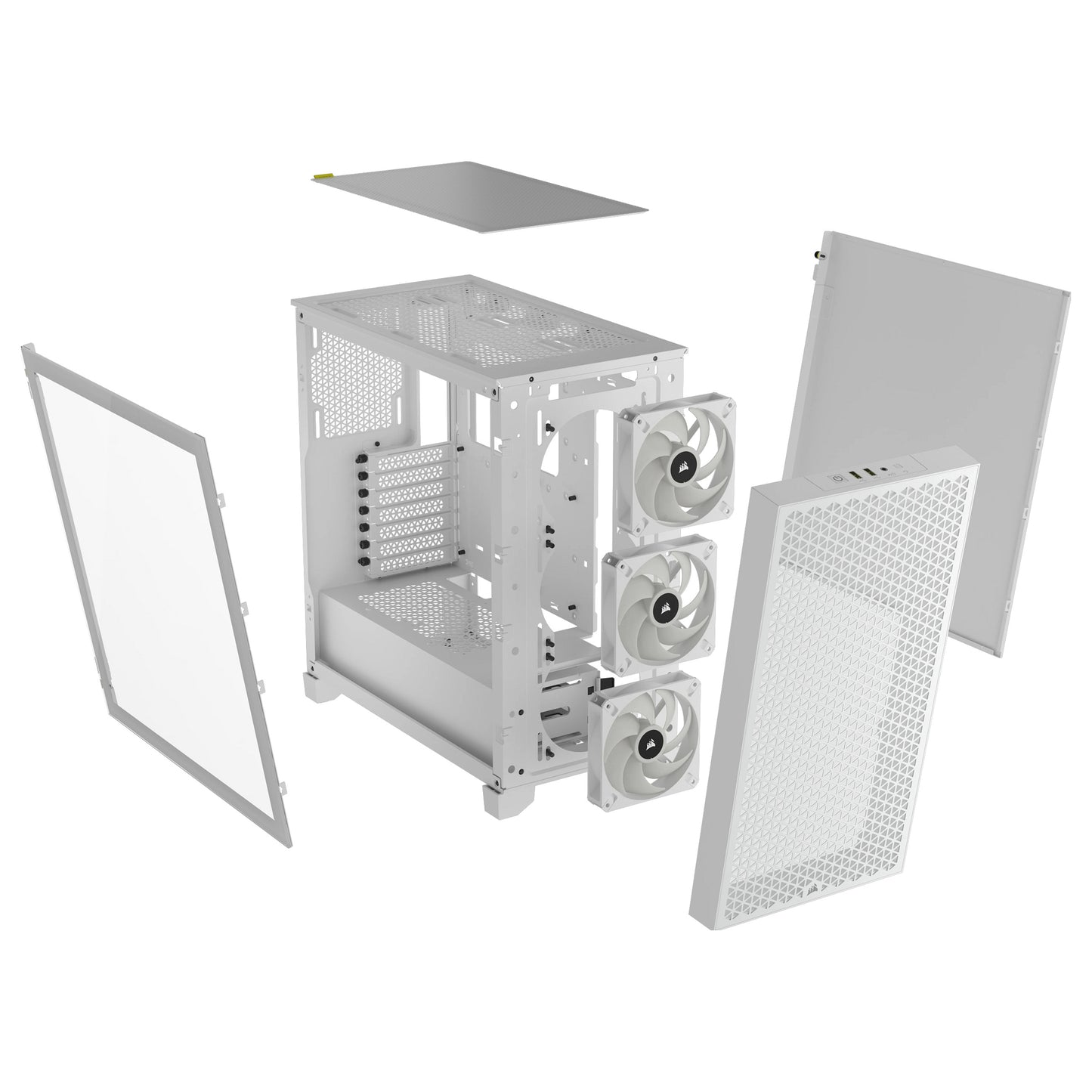 Corsair 3000D RGB Airflow weiß Midi Tower ATX Gaming Gehäuse
