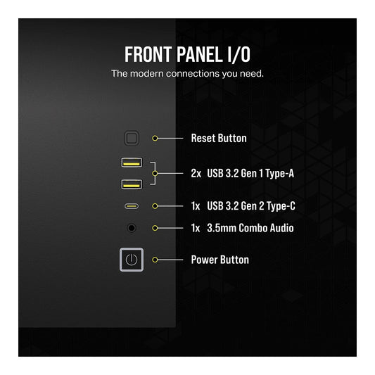 Corsair 2500X RGB schwarz Midi Tower mATX Gaming Gehäuse