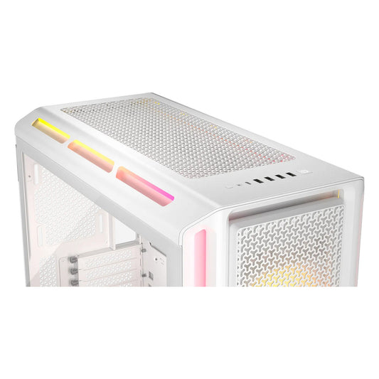 CORSAIR Midi 5000T LX RGB (Tempered Glass) White