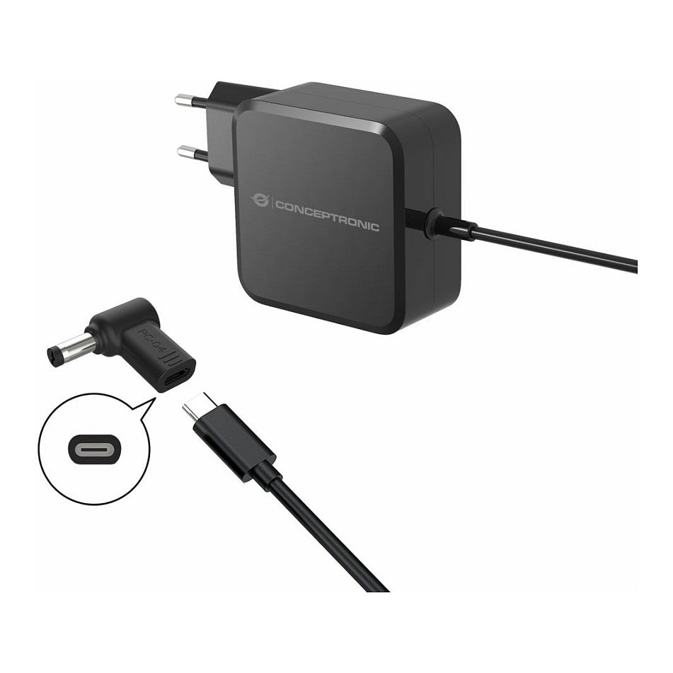CONCEPTRONIC USB-C PD100W->Asus/Uni.5.5x2.5mm Adap.18-20V sw