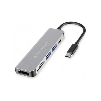 CONCEPTRONIC Dock USB-C->HDMI.2xUSB-A3.0.60WPD.+ 15cm gr