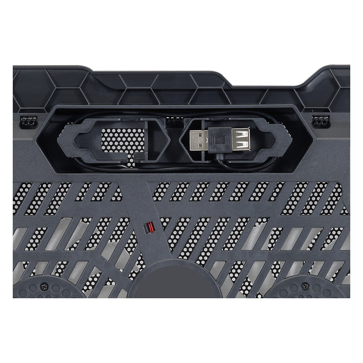 CONCEPTRONIC 2-Fan USB-A2.0 Laptop-Kühlpad 25Kg 15.6" sw
