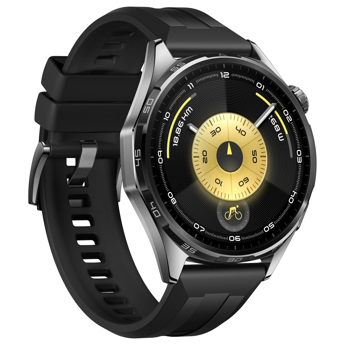 Huawei WATCH GT6 46mm (Atum-B19F),Black Fluoroelastomer Strap