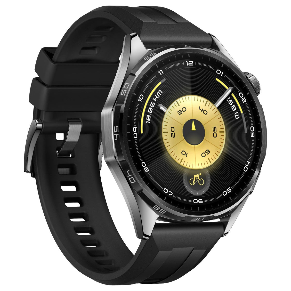 Huawei WATCH GT6 46mm (Atum-B19F),Black Fluoroelastomer Strap