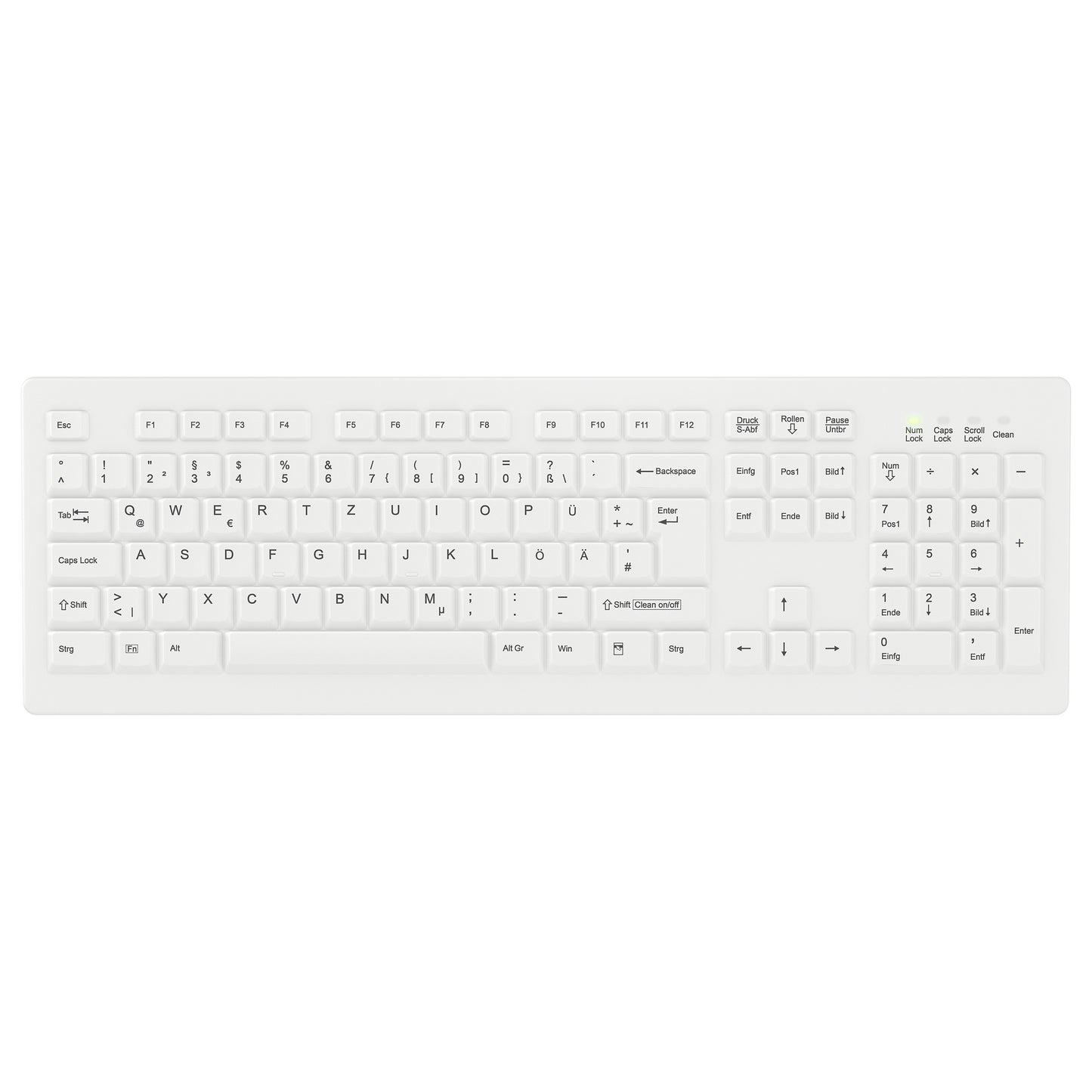 Active Key Medical Keyboard Wireless C8100 - Standard