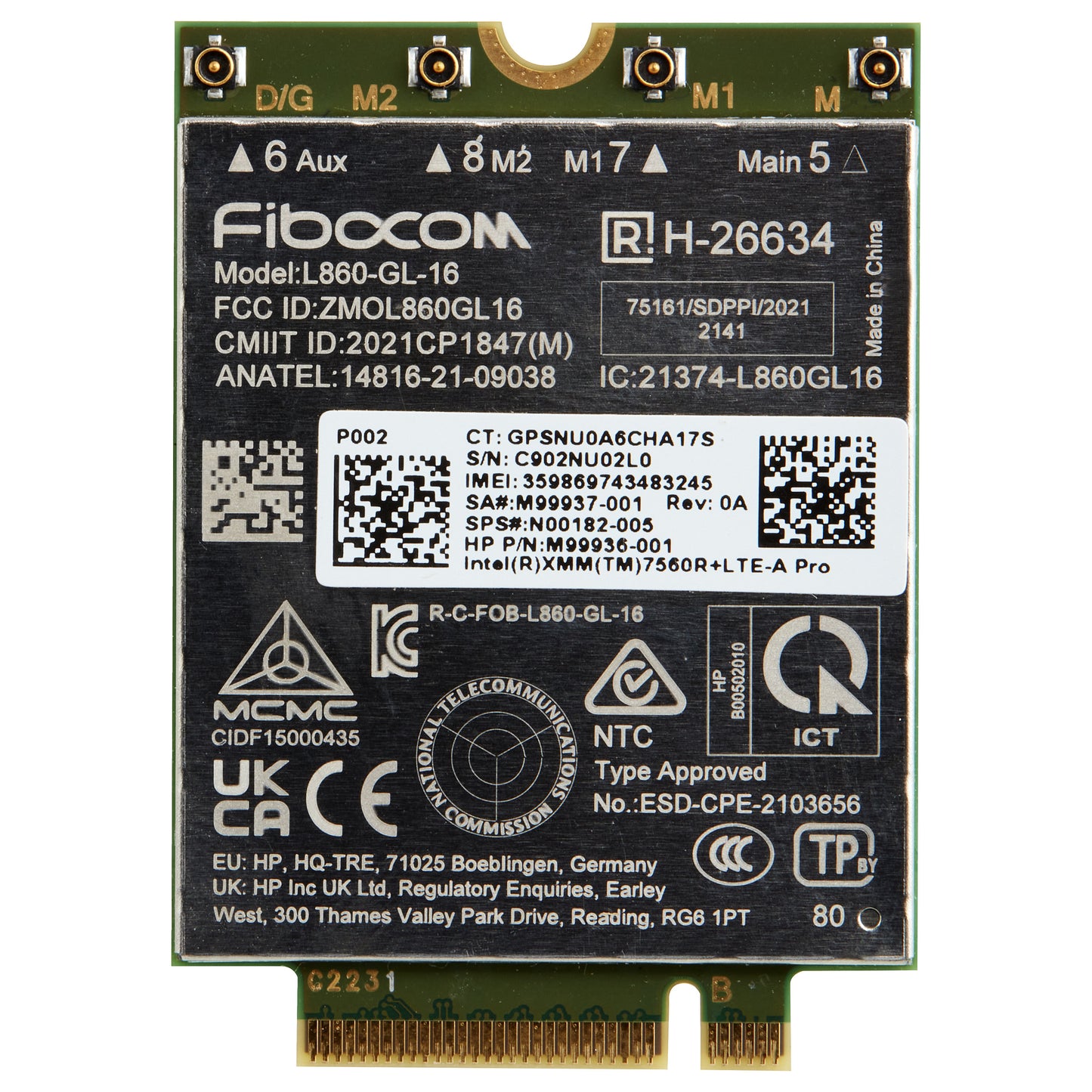 HP XMM 7560 LTE-Advance WWAN Kit