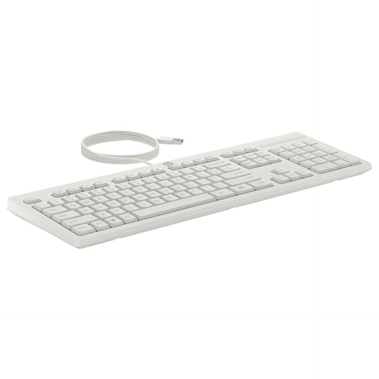 HP Tastatur+Maus 225 Set Kabelgebunden Weiß
