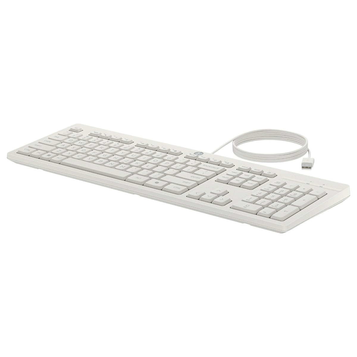 HP Tastatur+Maus 225 Set Kabelgebunden Weiß