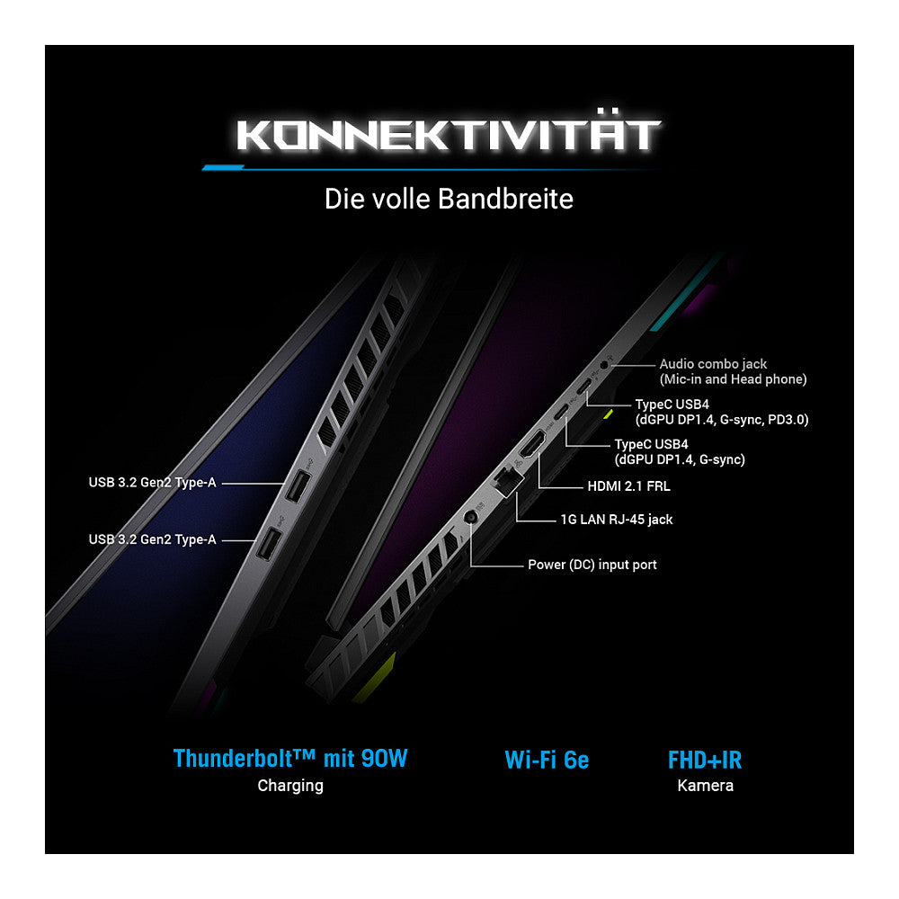 ASUS ROG Strix G16 G614FP-S5008W 16" FHD Touch R9-9955HX 32GB/1TB RTX5070 Win11