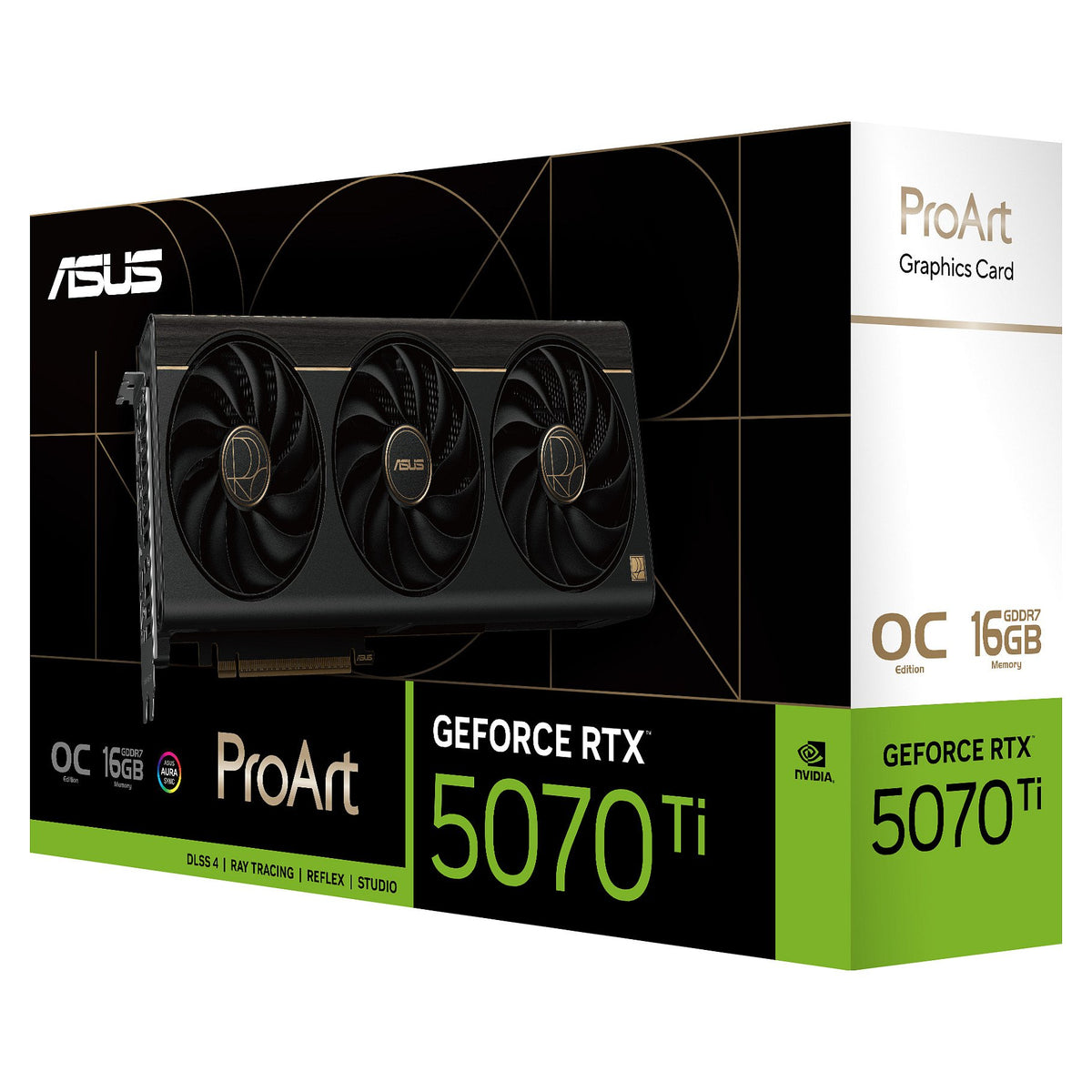 RTX 5070 TI 16GB ASUS Content Creation OC GDDR7 3 Fan