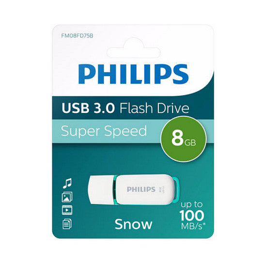 STICK Philips USB 3.0 8GB Snow Edition Spring Green