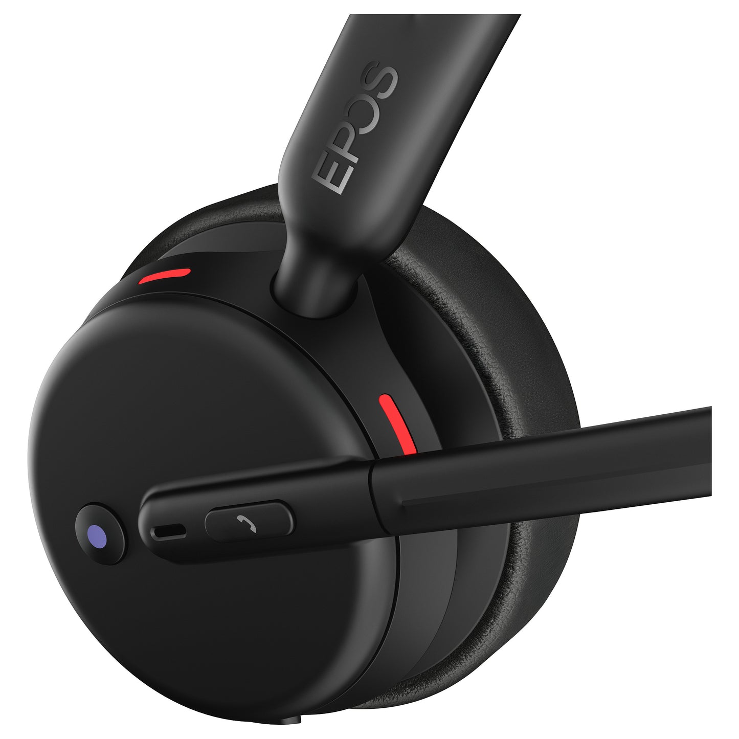 Epos Impact 500 MS UC ANC WL USB-C+A beidseitiges On-ear Bluetooth Headset inkl. BT Dongle Teams zertifiziert