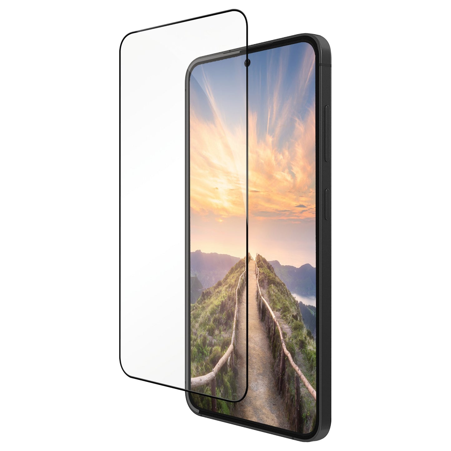 dbramante1928 Bulk - eco-glass - Galaxy S25 Black Edge
