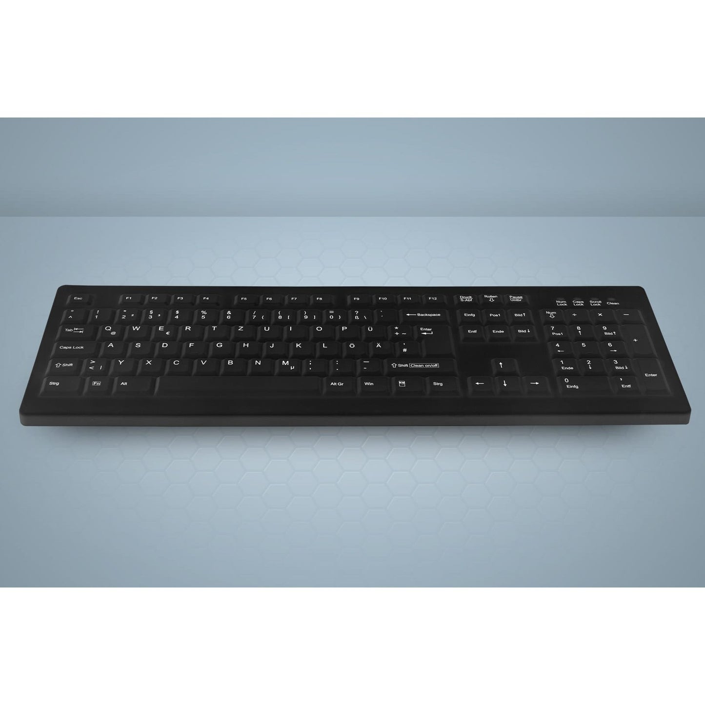 Cherry AK-C8100F-U1-B/US - wischdesinfizierbar - schwarz - US englisch