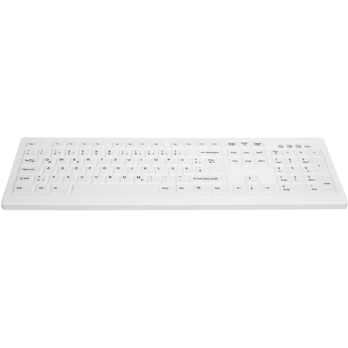 Cherry AK-C8100F-U1-W/FR - wischdesinfizierbar - weiß - französisch