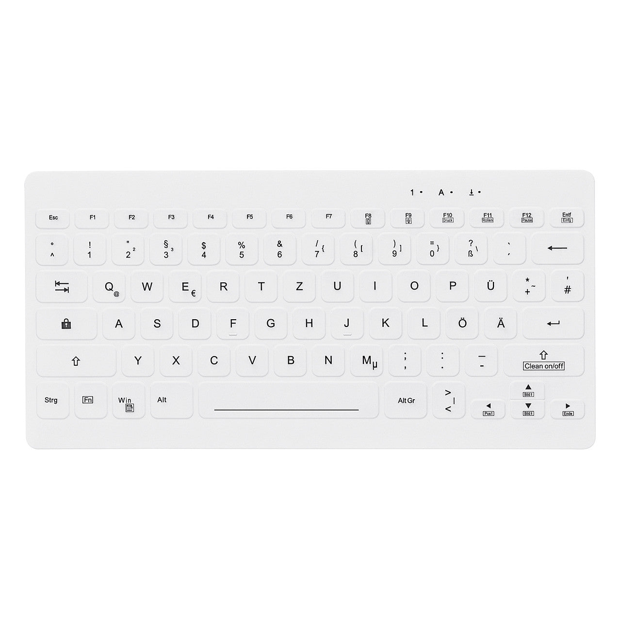 Cherry AK-C4112F-FU1-W/GE - wischdesinfizierbar -wireless - weiß - deutsch