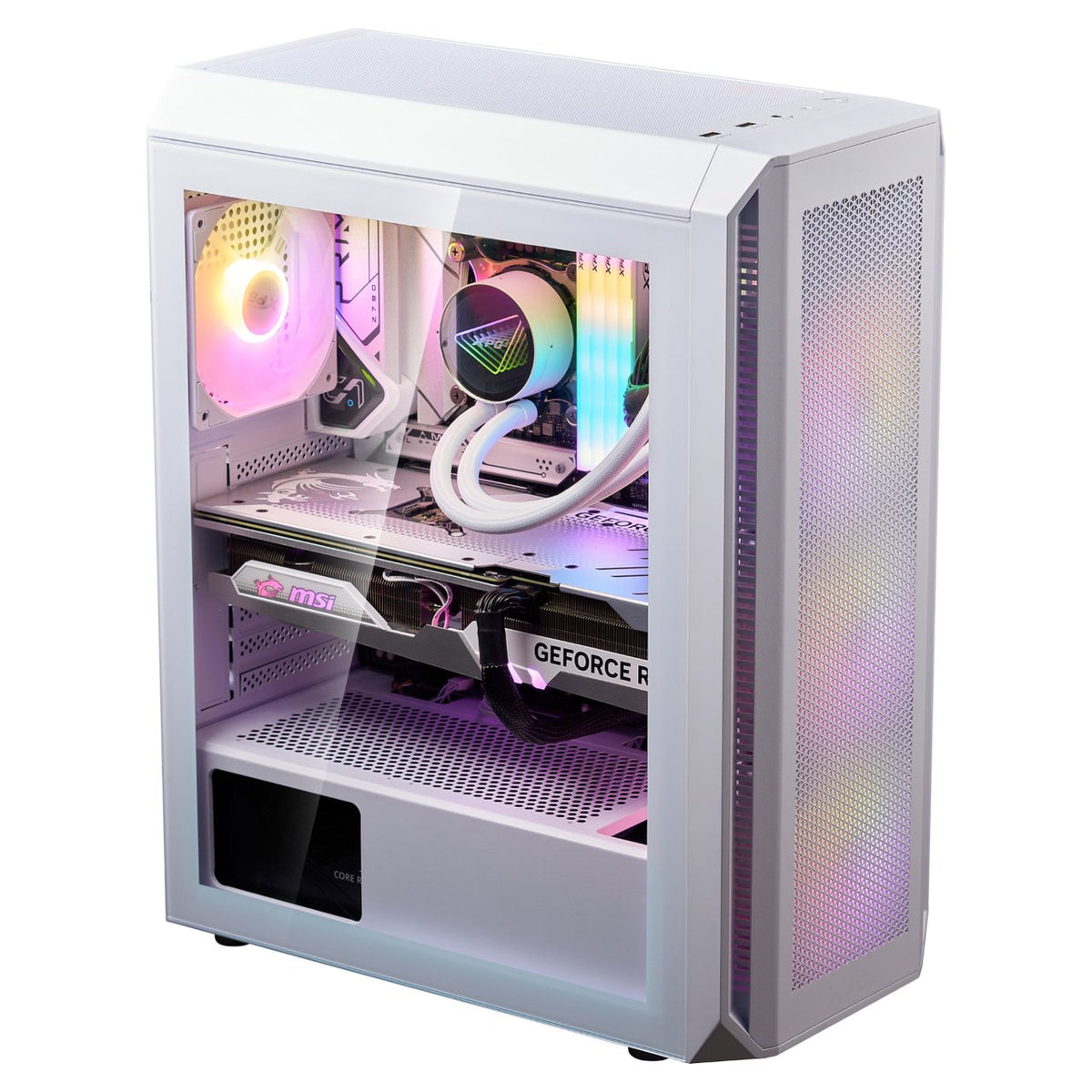 XPG Valor Air Plus ATX Midi Tower weiß Glas 4x120mm ARGB