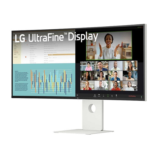 101,6 cm/40" (5120×2160) LG 40U990A-W 21:9 NanoIPS 5 ms 120Hz Thunderbolt 5 (96W) HDMI 2.1×2 DP2.1 USB-C KVM Daisy-Chain Curved White