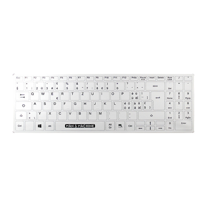 MAN&MACHINE ITs Cool Hygienetastatur fullsize Flat DE white