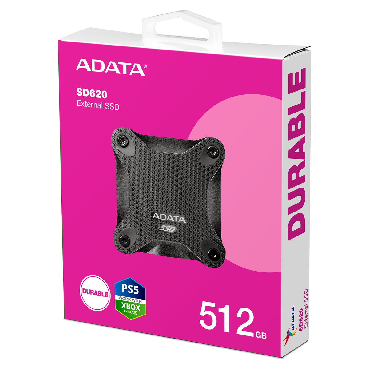ADATA SD620 512 GB, (schwarz, Micro-USB-B 3.2 Gen 2 (10 Gbit/s))