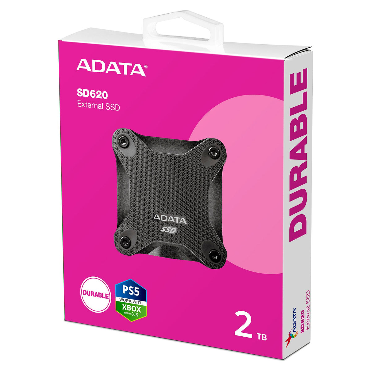 ADATA SD620 2 TB (schwarz, Micro-USB-B 3.2 Gen 2 (10 Gbit/s))