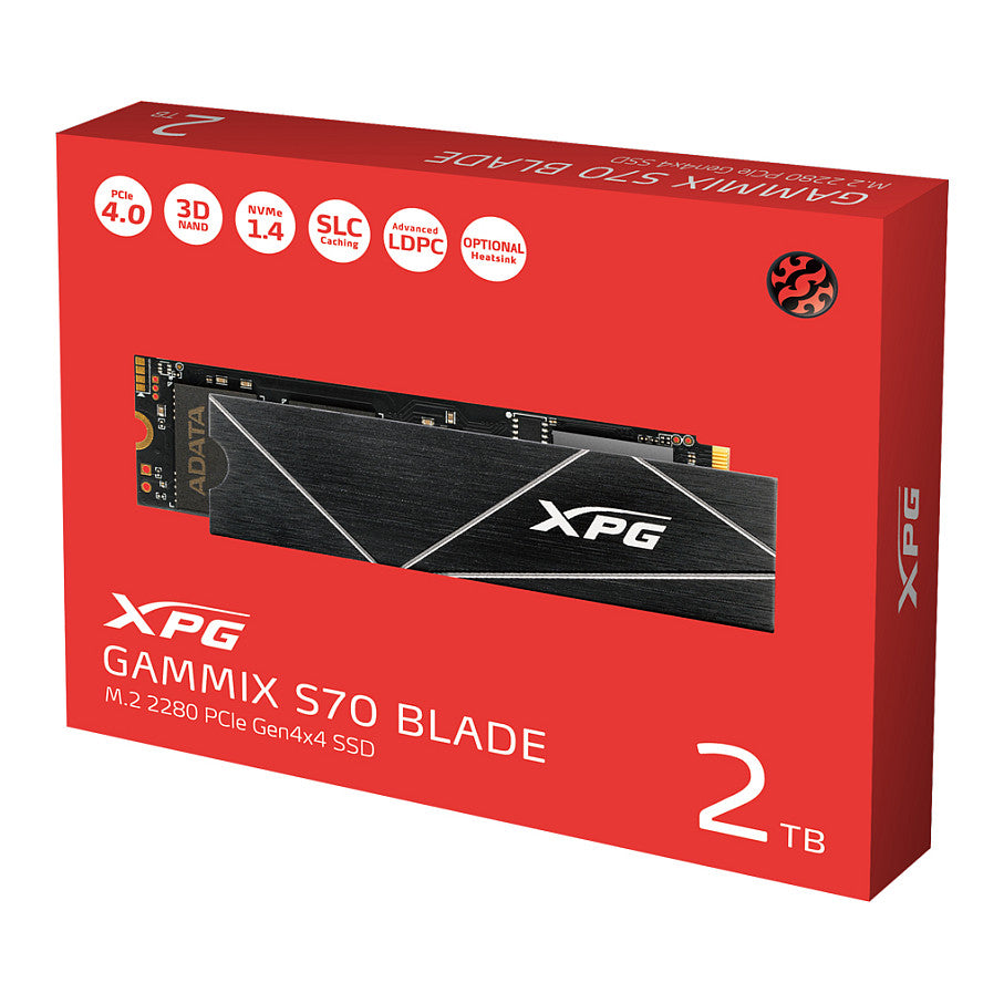 M.2 2TB ADATA M.2 PCI-E NVMe Gen4 S70 retail