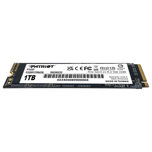 M.2 Patriot P320 1 TB (PCIe 3.0 x4, NVMe 1.3, M.2 2280)