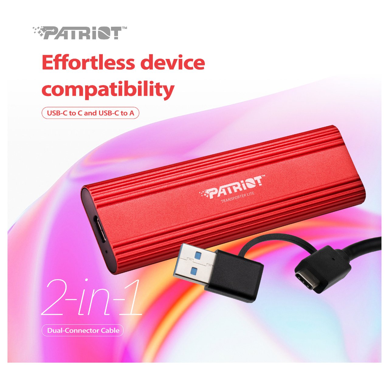 Transporter Lite 1 TB SSD(rot. USB-C 3.2 Gen 2(10 Gbit/s))