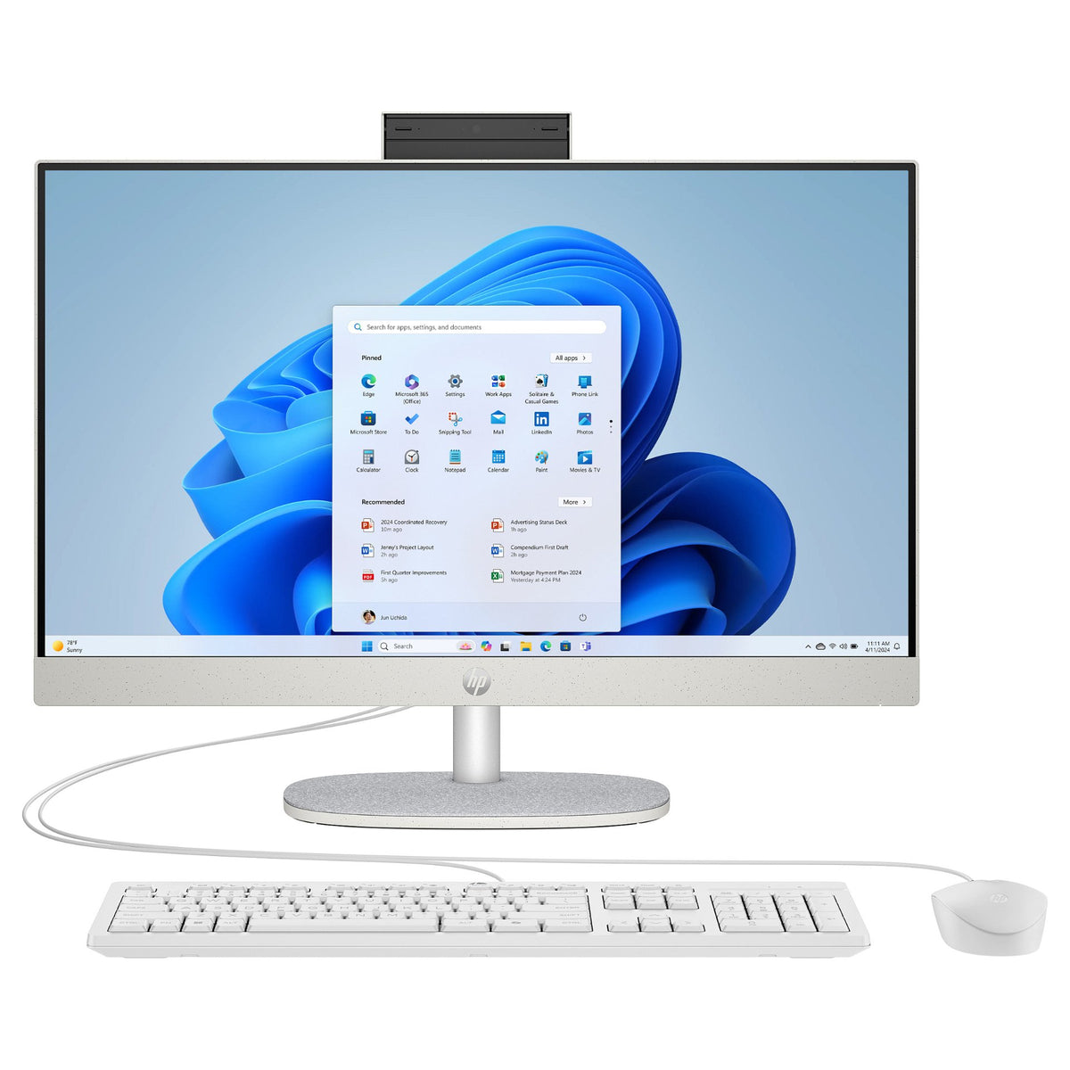 AIO HP 24-ct2054ng Ryzen AI 5 340 16GB/1TB SSD Win11 BV5G7EA#ABD