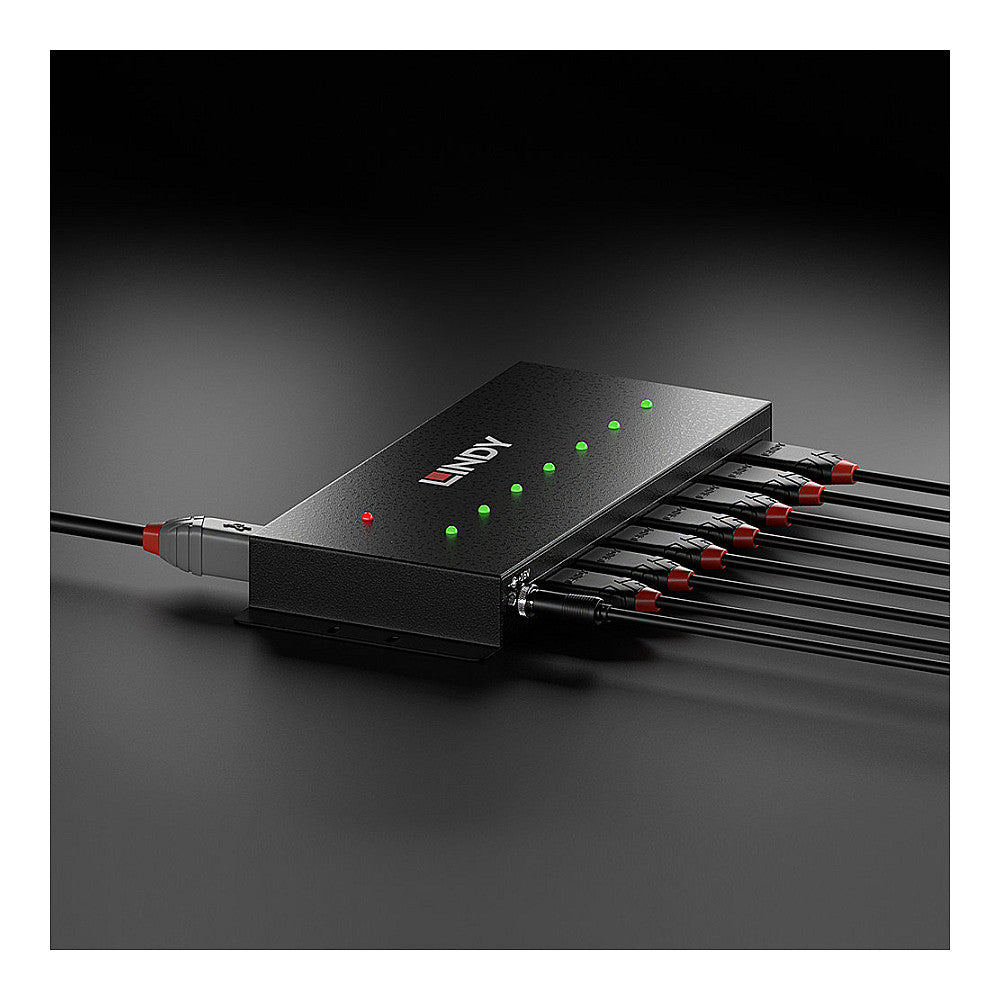 LINDY USB 3.1/3.0 Industrie Hub 7 Port