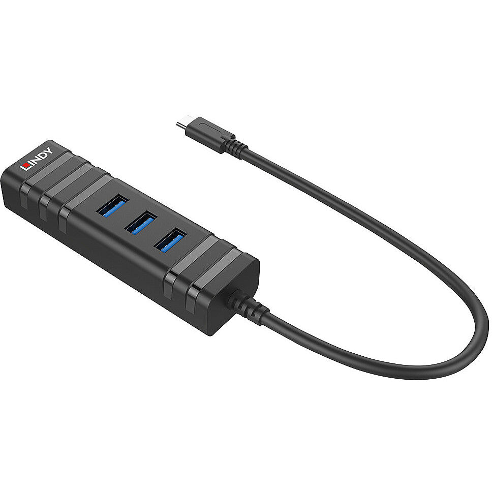 LINDY USB 3.1 Hub & Gigabit Ethernet Adapter USB Typ C